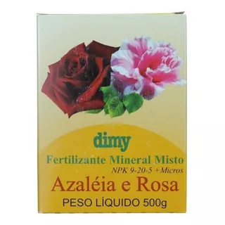Fertilizante Mineral Misto Para Rosas E Azaleias 500g Dimy