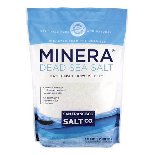 Minera Sal De Baño Rica En Minerales Del Mar Muerto 908 G Fragancia Neutra