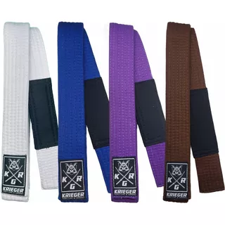 Faixa Jiu Jitsu Bjj - Krieger - Pride -  Cores