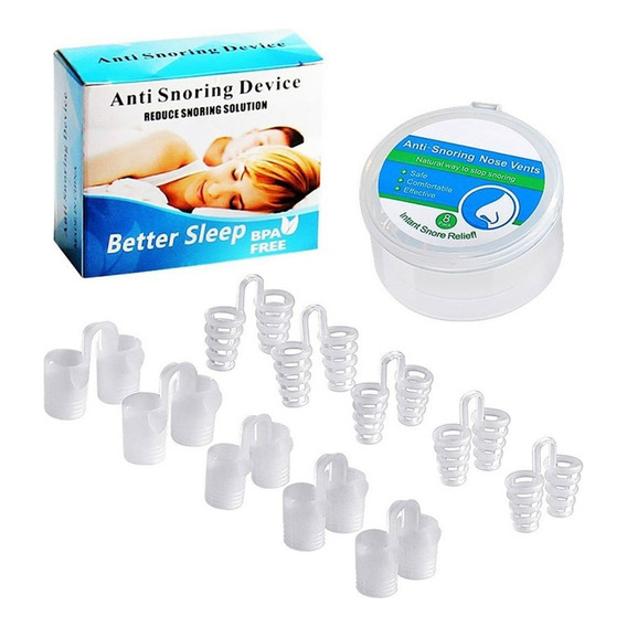 Dilatador Nasal Dispositivo Anti Ronquidos De Silicona 10pzs
