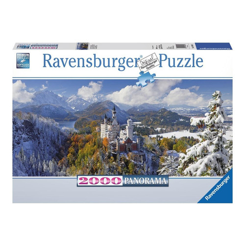 Rompecabezas Ravensburger Panoramic Castillo de Neuschwanstein 16691 de 2000 piezas