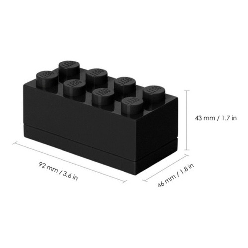 Lego Bloque Apilable Contenedor Mini Box 8 Cantidad De Piezas 8