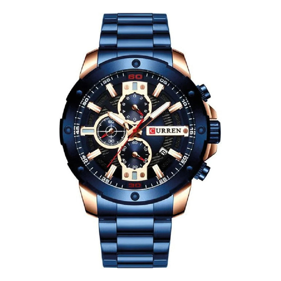 Reloj Para Hombre Curren Krec6703 Azul
