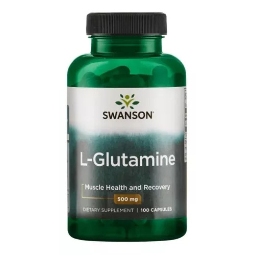 L Glutamina Premium 500mg 100 Caps Alimento Muscular Eg G12