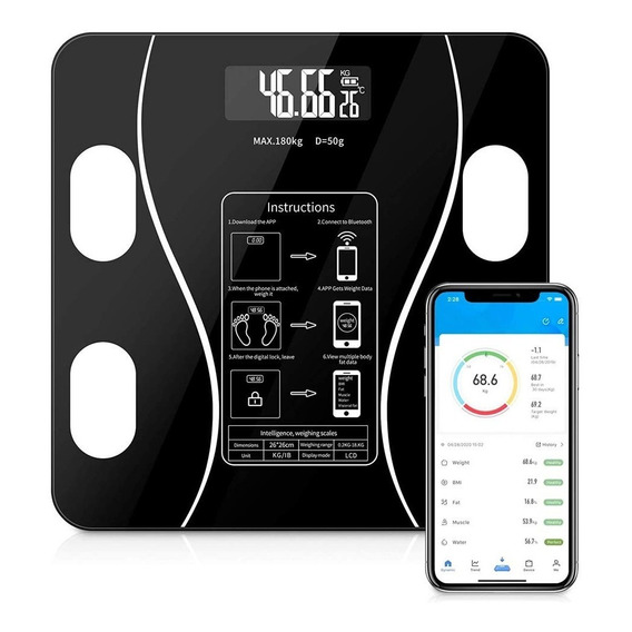 Escala De Grasa Corporal Inteligente Recargable Para Android