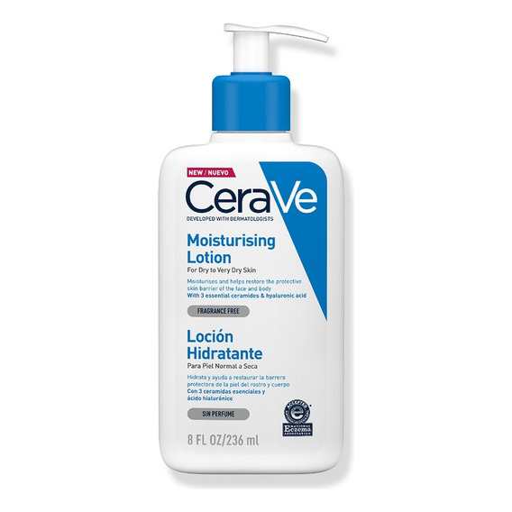 Loción Hidratante Cerave 236 Ml Para Piel Normal A Seca