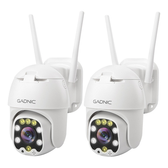 Camaras De Seguridad Gadnic Dm300w X2 Ip Wifi Exterior