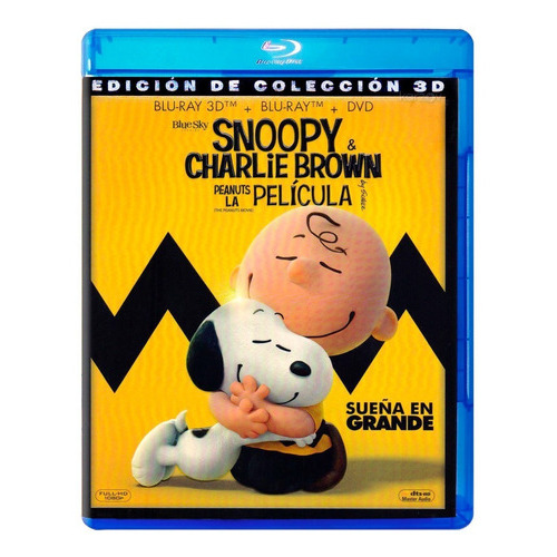 Snoopy Y Charlie Brown La Pelicula Blu-ray 3d + Bd + Dvd