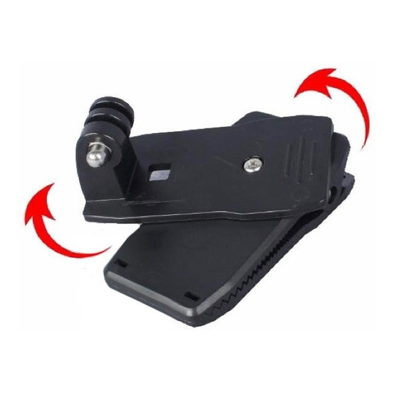 Accesorio Gopro Clip 360 Multiuso Mochila Trekking 5 6 7 8