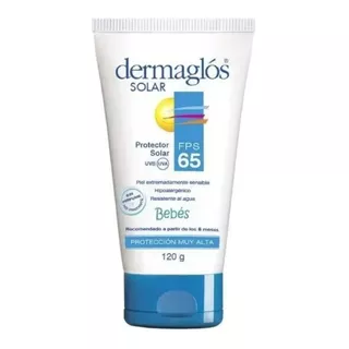 Dermaglós Protector Solar Fps65 Bebés 120g +6 Meses Piel Sensible