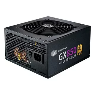 Fonte Cooler Master Gx850 80plus Gold Full Modular - 850w Cor Preto Bivolt