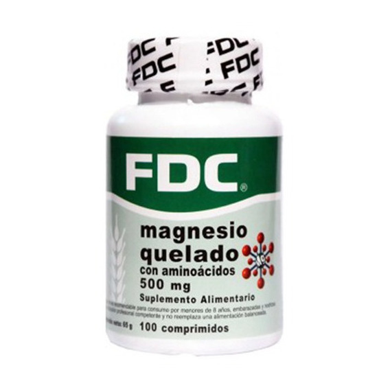 Magnesio Quelado 500 Mg X 100 Comprimidos