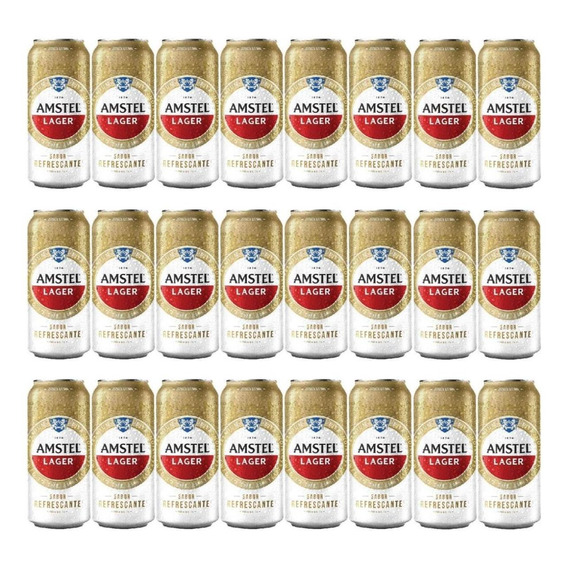 Cerveza Amstel Lager Lata 473ml X24 Unidades Lager Oferta
