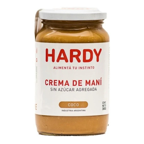 Hardy Crema De Mani Con Coco X 380 G