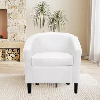 Silla Moderna Sofa Sala Cuarto Minimalista Cuero Italiano