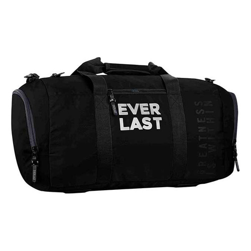 Everlast Sport Bag Bolso Mochila 26218 Color Negro - 27408 Diseño De La Tela Liso
