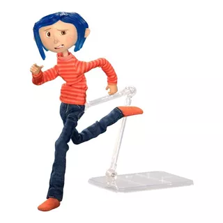 Figura De Neca Coraline Articulada Em Camisa Listrada Naranja