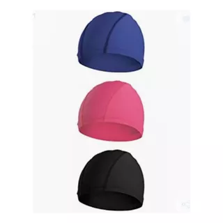 Gorra Para Natacion En Lycra Resistente Por 3 Unidades