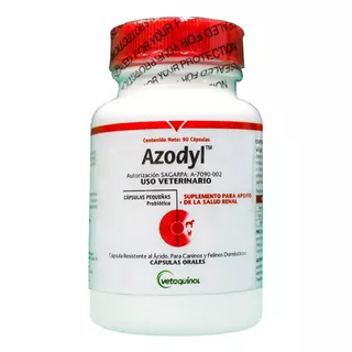 Vétoquinol Azodyl 90 Caps Probióticos Naturales Salud Renal
