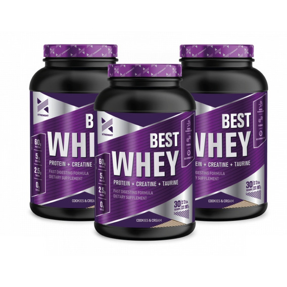 Combo 3 Unidades Best Whey Protein® Xtrenght
