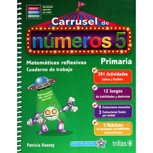 Carrusel De Números 5 Cuaderno De Trabajo Matemáti Trillas