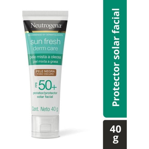 Protector Solar Facial Neutrogena Sun Fresh Tono Oscuro 40g