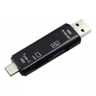 Adaptador Pendrive Usb Otg 5 En 1 Micro Usb 2 Tipo C Microsd