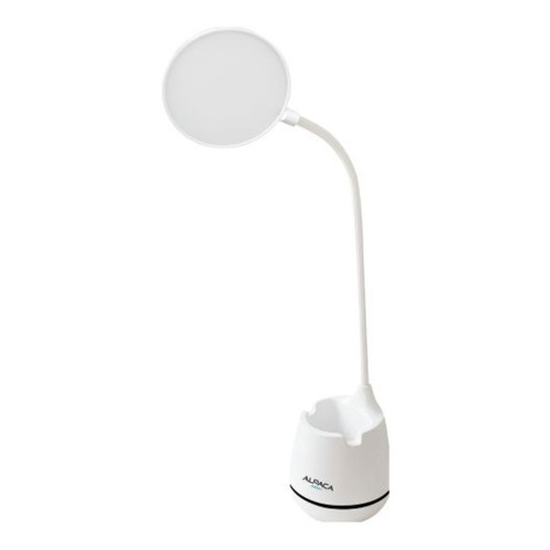 Lampara Velador Portátil Alpaca Led Carga Usb Alp-en-03 Color de la estructura Blanco Color de la pantalla Blanco