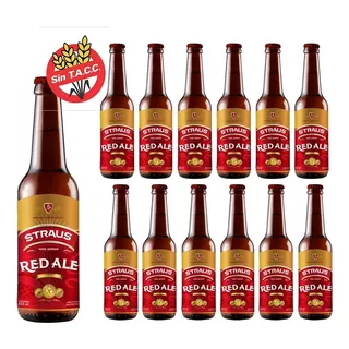 Cerveza Sin Tacc Straus Caramel Red Ale 330ml Pack X 12