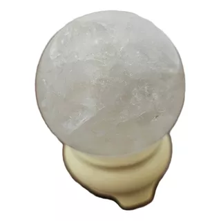 Bola De Cristal Esfera De Quartzo Transparente  138g / 4cm