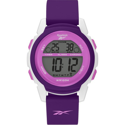 Reloj Reebok Mujer Halo Rv-hal-l9-pwiv-wp /relojería Violeta Color de la correa Morado