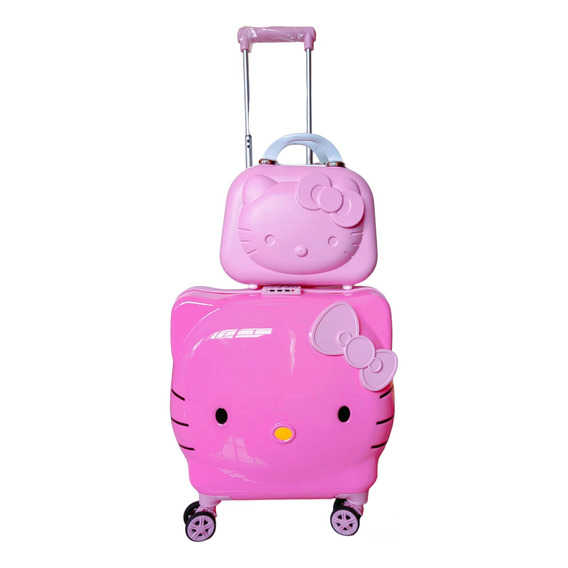 Maletin De Viaje Carry-on Hello Kitty 45cm + Neceser Regalo