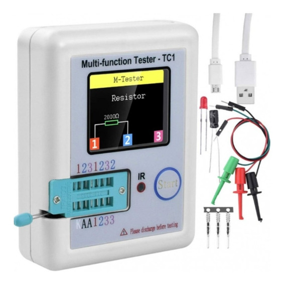 Tester Probador Componentes Tc1 - Capacitores Esr Capacheck