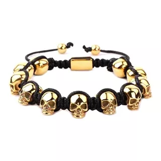 Pulsera Krasha Calavera De Acero Para Hombre Plipjvmc72