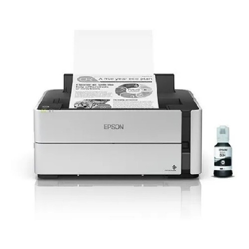 Impresora Epson M1180 Monocromatica Inalámbrica Wifi Du /vc Color Blanco/Negro