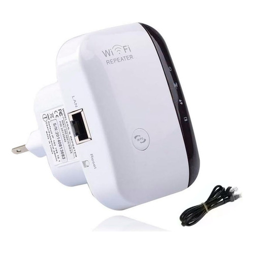 Repetidor De Señal Extensor Inalámbrico Amplificador Wifi Color Blanco