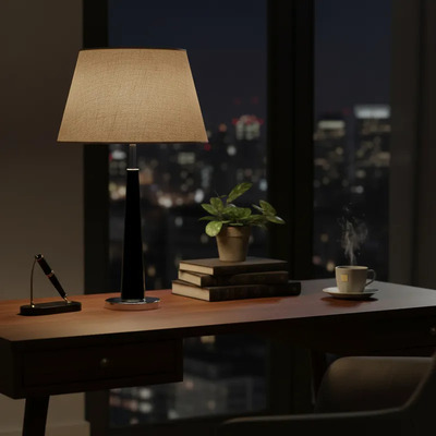 Veladores Modernos Dormitorio Lamparas Mesa Luz Led E27 Lsi