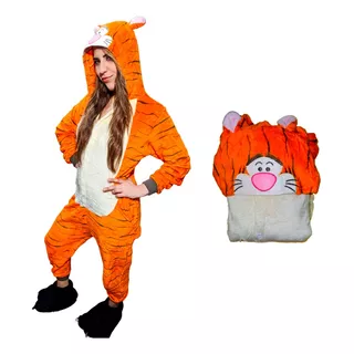 Kigurumi O Pijama Térmica Tigger Adulto