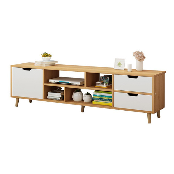 Mueble Mesa Para Tv Moderno Minimalista Con Puerta 120cm