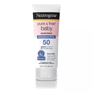 Protetor Solar Neutrogena Pure & Free Baby 50 Spf 88ml