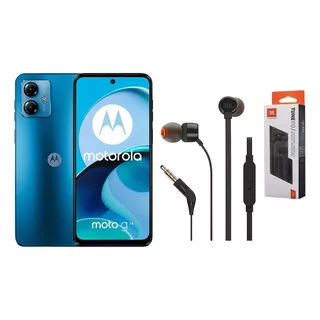 Smartphone Motorola Moto G14 128gb + Fone De Ouvido Jbl + Nf