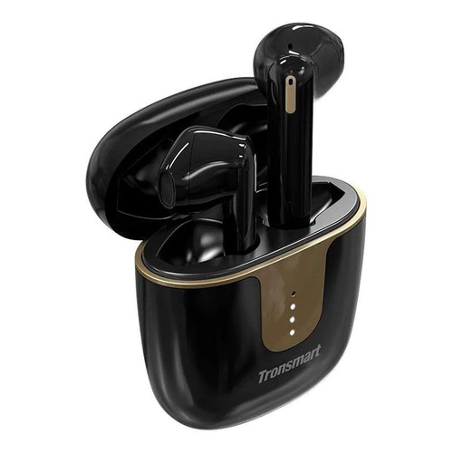 Auricular in-ear gamer inalámbrico Tronsmart Onyx Ace negro con luz LED