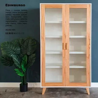 Cristalero Vitrina Escandinavo Nordico Retro Serus Muebles