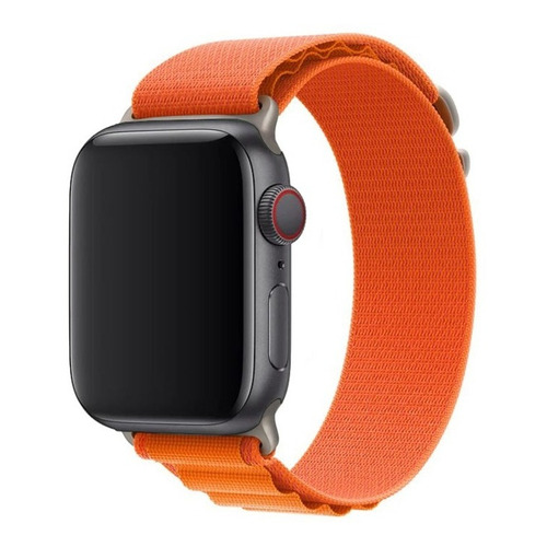 Correa Alpine Para Apple Watch 38 / 40 / 41 Mm - Color Naranja - Todas Las Series