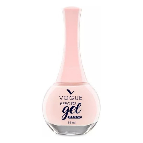 Vogue Esmalte Color Efecto Gel Facil Aplicacion 14 Ml Eterna Color Rosa claro
