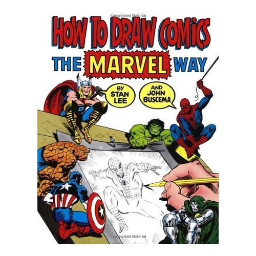 How To Draw Comics The Marvel Way, de Stan Lee, John Buscema. Editorial Touchstone, tapa blanda en inglés, 1984