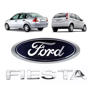 Emblema E Letreiro Mala Ford Fiesta 2002 À 2007