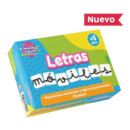 Set Fichas Letras Móviles Adetec 110 Piezas Adetec - 1220