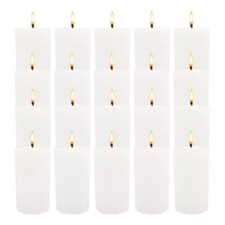 20 Velas Para Arreglos De Mesa Aluzza