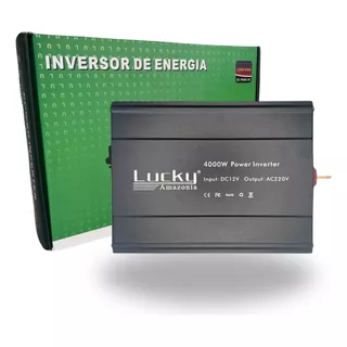 Inversor Para Ligar Geladeira 4000w 12v 220v Lucky